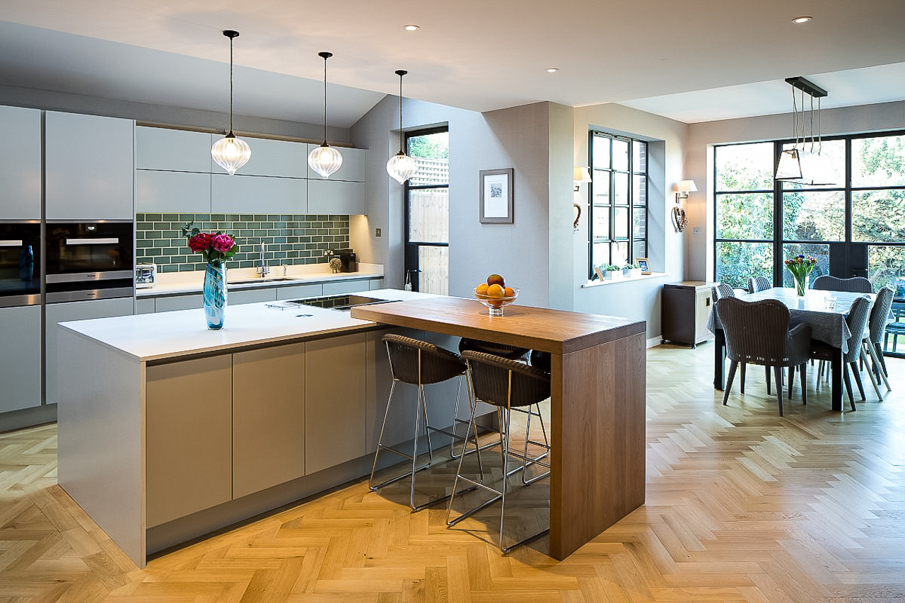 40mm Breakfast Bar with End Panel