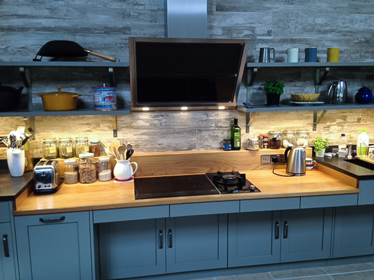 Oak Worktop and upstand