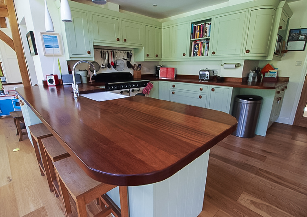 Iroko Island Worktop