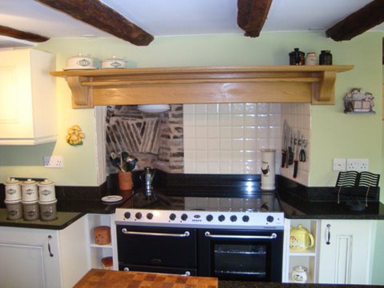 Oak Overmantel