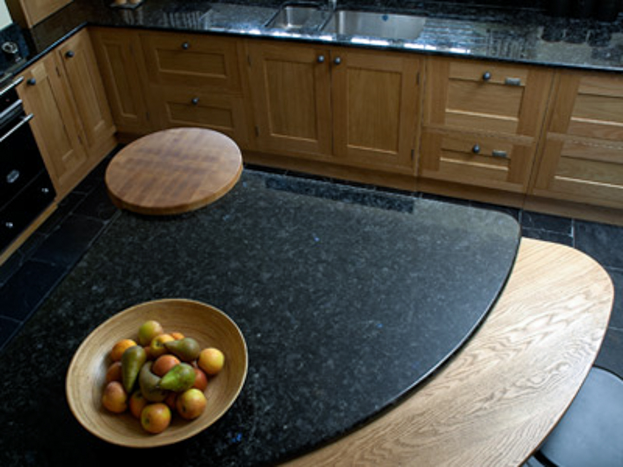 Oak Breakfast Bar and Chopping Block