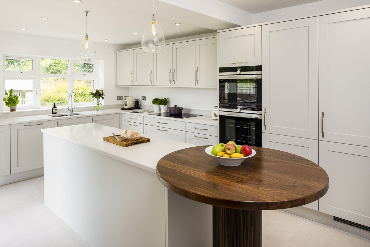 Walnut Circular Worktop